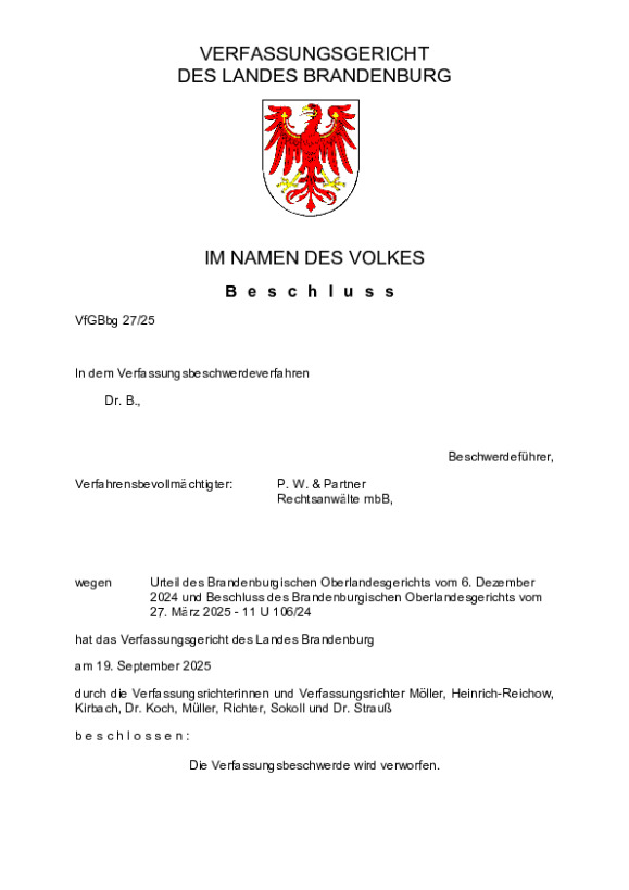 Bild vergrößern (Bild: VfGBbg 27/25)