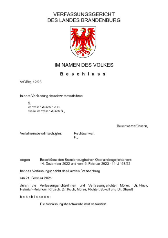 Bild vergrößern (Bild: VfGBbg 12/23)