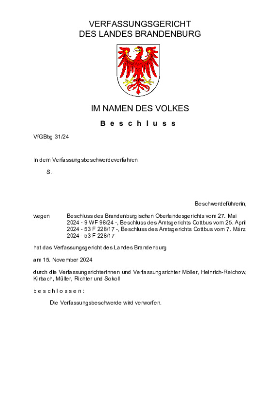 Bild vergrößern (Bild: VfGBbg 31/24)