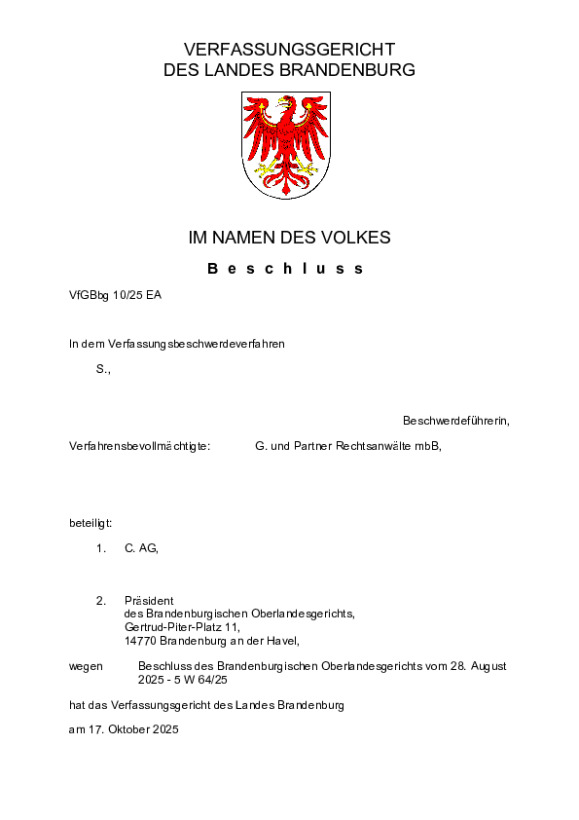 Bild vergrößern (Bild: VfGBbg 10/25)