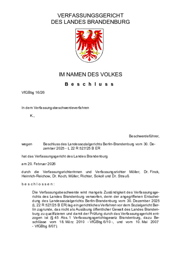 Bild vergrößern (Bild: VfGBbg 16/26)