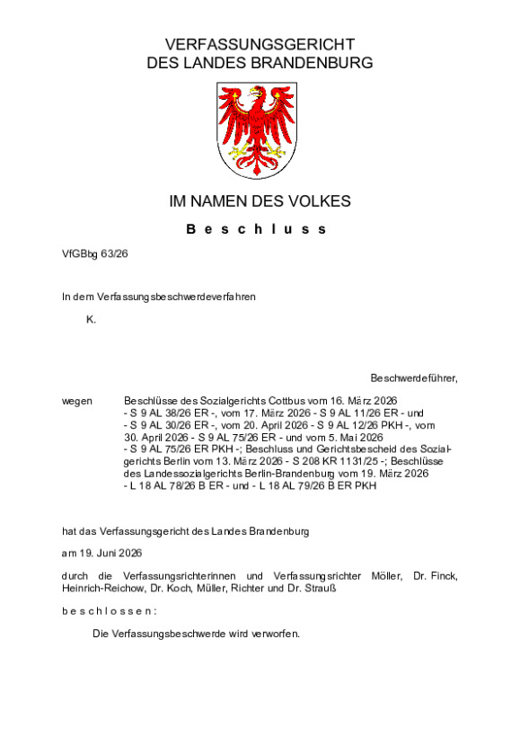 Bild vergrößern (Bild: VfGBbg 63/26)